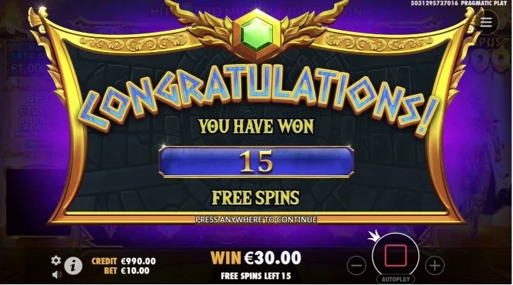 Gates of Olympus 1000 Screenshot 3