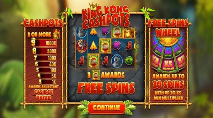 King Kong Cashpots Screenshot 1