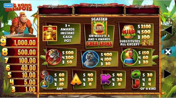 King Kong Cashpots Screenshot 2