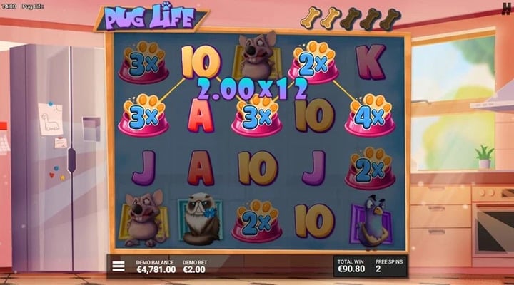 Pug Life Slot Screenshot 2