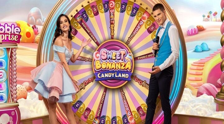 Sweet Bonanza CandyLand Slot Screenshot