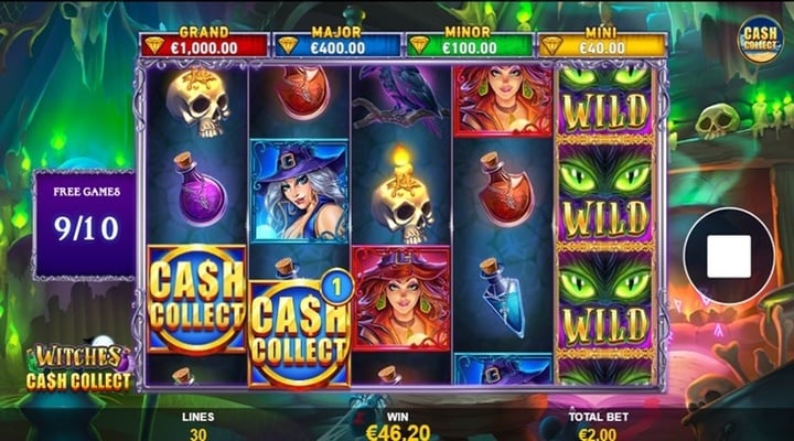 Witches Cash Collect Slot Screenshot