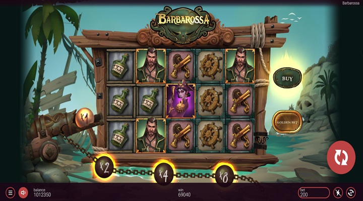 Barbarossa Doublemax Slot Screenshot