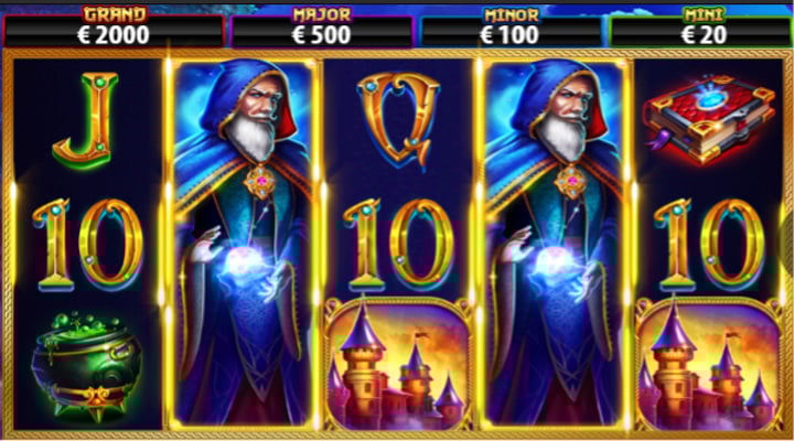 Blue Wizard Slot Screenshot