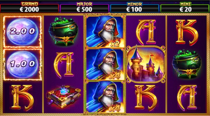 Blue Wizard Slot Screenshot