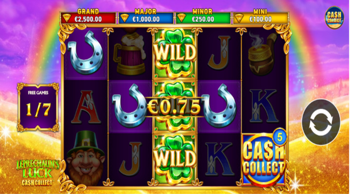 Cash Collect Leprechauns Luck slot screenshot