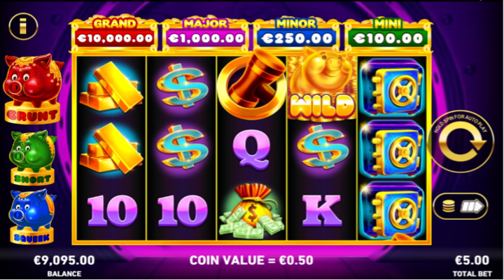 Oink oink oink slot screenshot