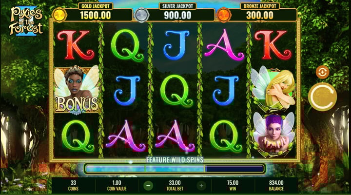  Pixies of the Forest 2 Slot Screenshot