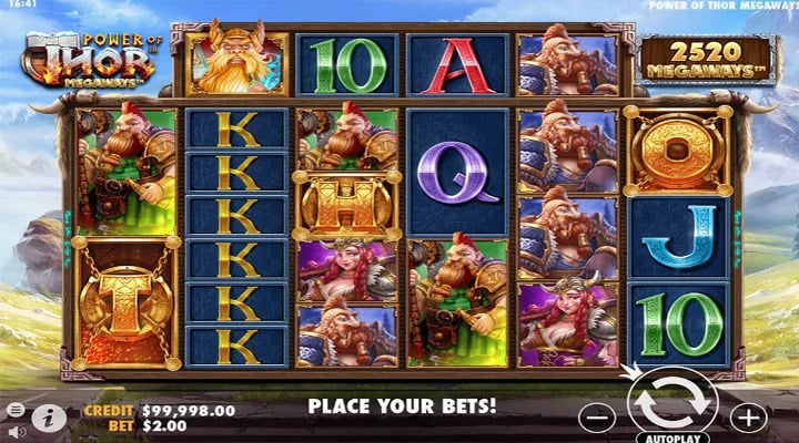 Power of Thor Megaways Slot Screenshot