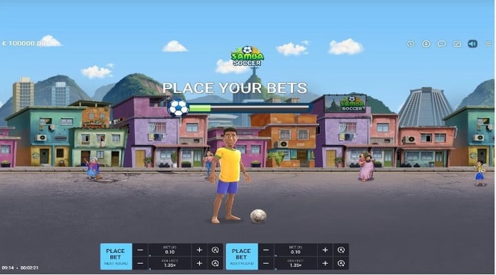 Samba Soccer Slot Screenshot