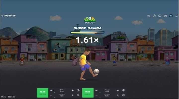 Samba Soccer Features Screenshot