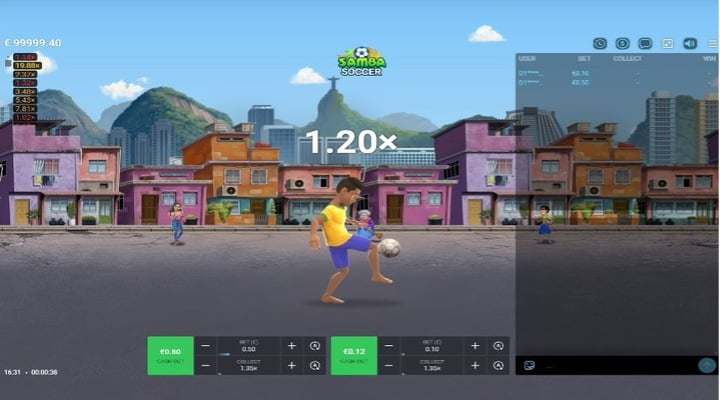 Samba Soccer Features Screenshot
