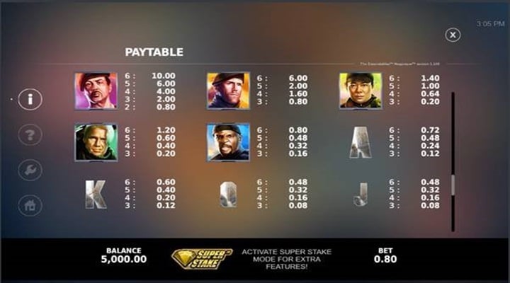 The Expendables Megaways Screenshot 2