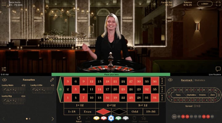 NetEnt live casino games