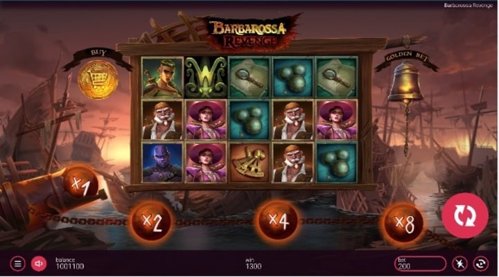 Barbarossa Revenge Slot Screenshot