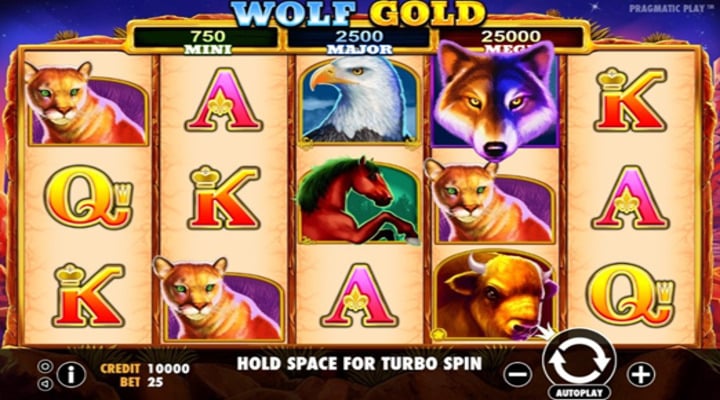 Wolf Gold Slot Screenshot