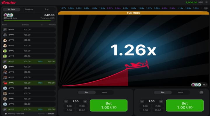 Aviator Screenshot 1