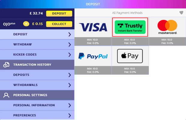 Trustly Screenshot 1