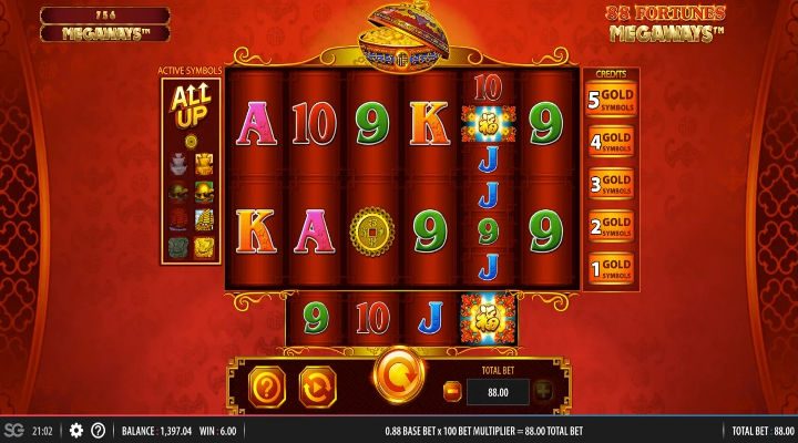 88 Fortunes Megaways Screenshot 1