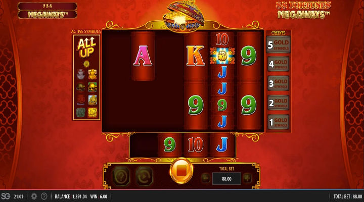 88 Fortunes Megaways Screenshot 2