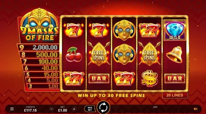 9 Masks of Fire Screenshot 1