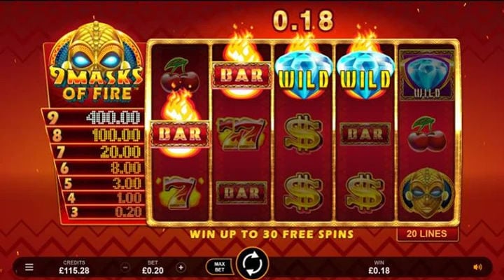 9 Masks of Fire Screenshot 2