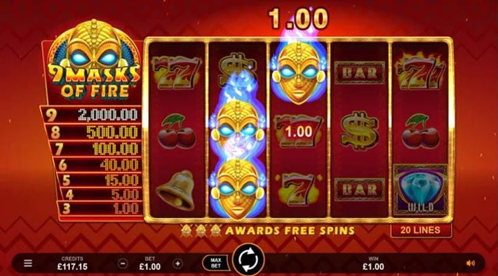 9 Masks of Fire Screenshot 3