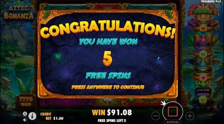 Aztec Bonanza Screenshot 2