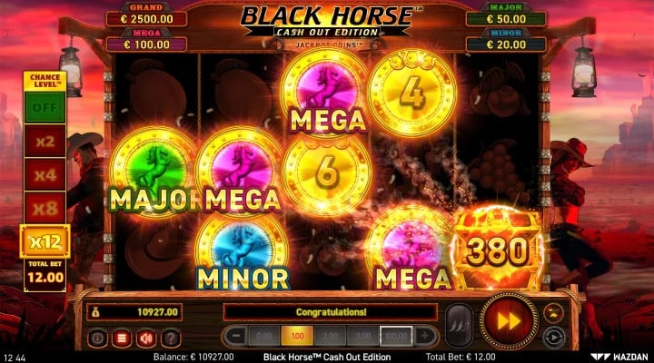 Black Horse Cash Out Slot Screenshot