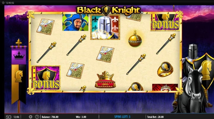 Black Knight Slot Screenshot