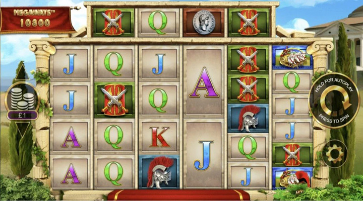 Centurion Megaways Slot Symbols