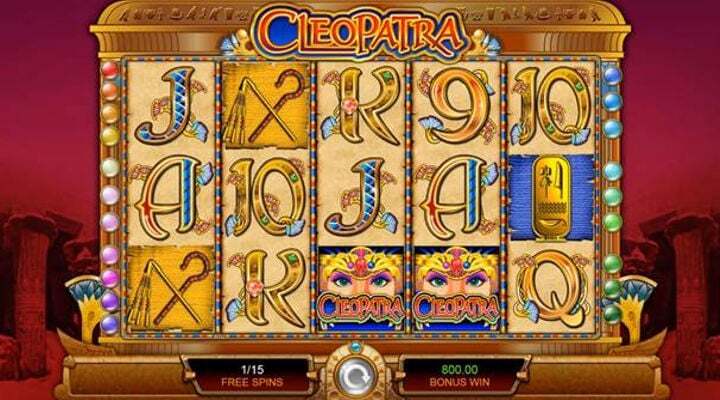 Cleopatra Slot Screenshot