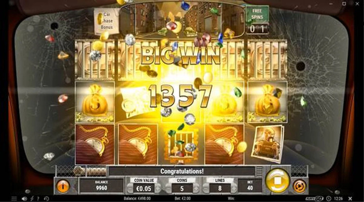 A screenshot from Cops n Robbers Slot