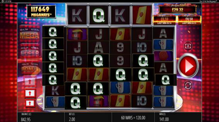 Deal or No Deal Megaways slot screenshot
