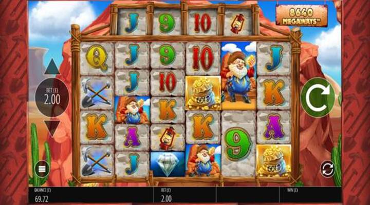 Diamond Mine Megaways slot screenshot