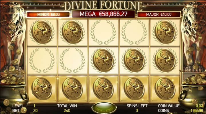Divine Fortune Slot Screenshot
