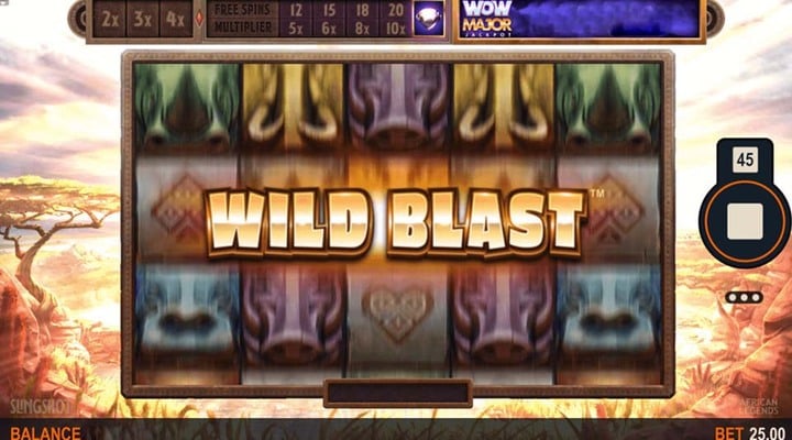 African Legends Slot Screenshot