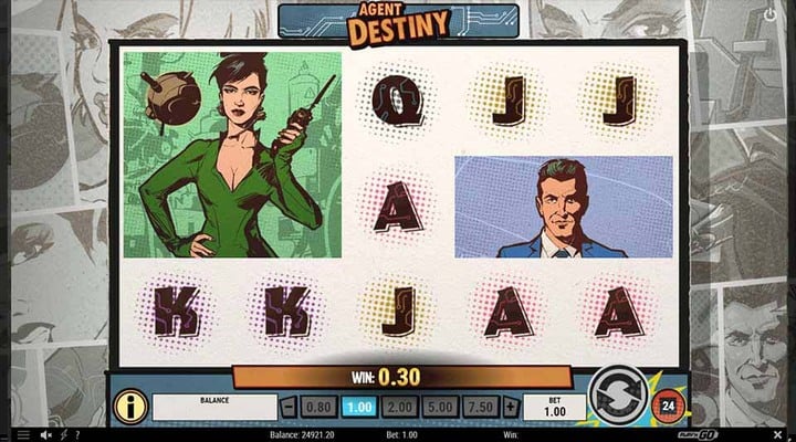 Agent Destiny slot screenshot