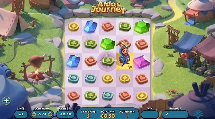  Aldo’s Journey Slot Screenshot