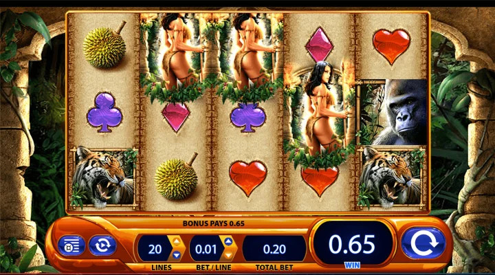 Amazon Queen Slot Screenshot