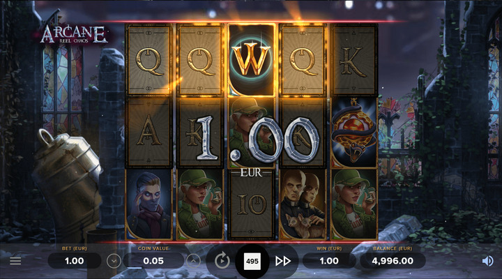 Arcane Reel Chaos Slot Screenshot