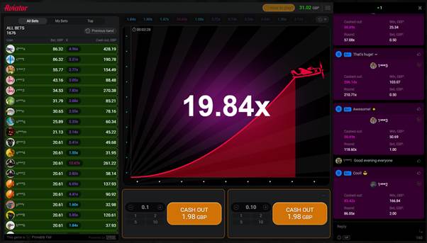 Aviator Screenshot 1