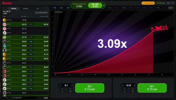 Aviator Game Screenshot 3