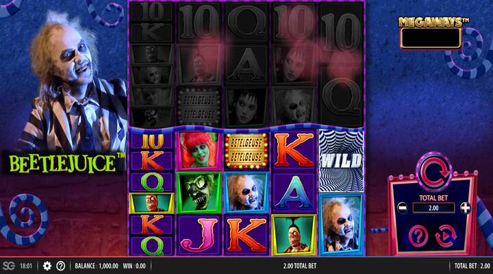  Beetlejuice Megaways Slot Screenshot