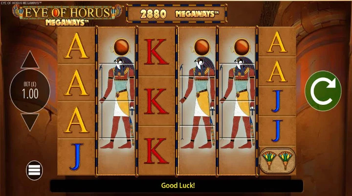 Eye of Horus Megaways Slot Screenshot