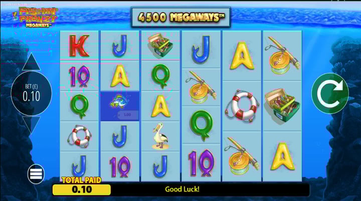 Fishin Frenzy Megaways Slot Screenshot