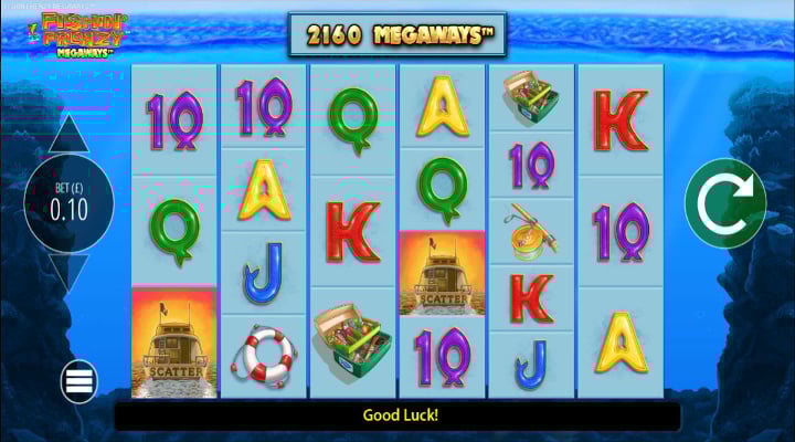 Fishin Frenzy Megaways Slot Screenshot