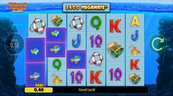 Fishin Frenzy Megaways Slot Screenshot