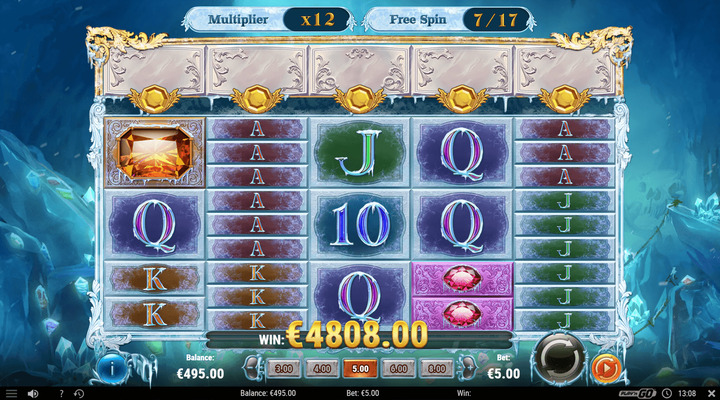 Frozen Gems Slot Screenshot