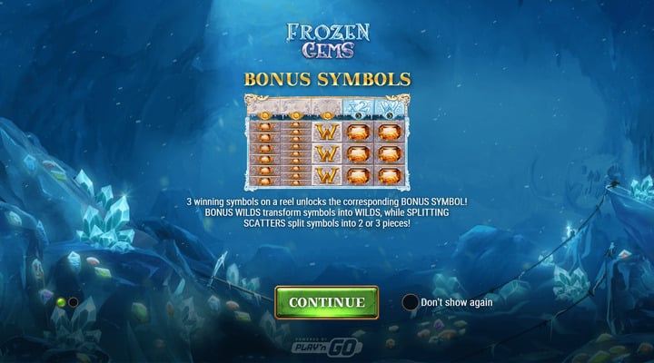 Frozen Gems Slot Screenshot